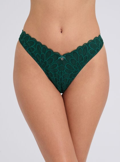 Eden lace thong