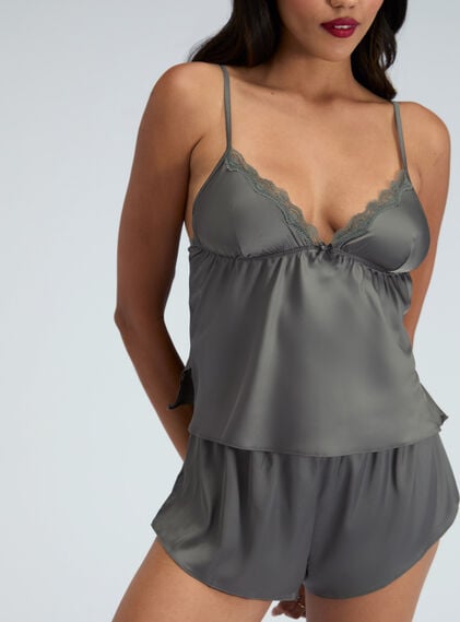 Kaya satin cami short pyjama set